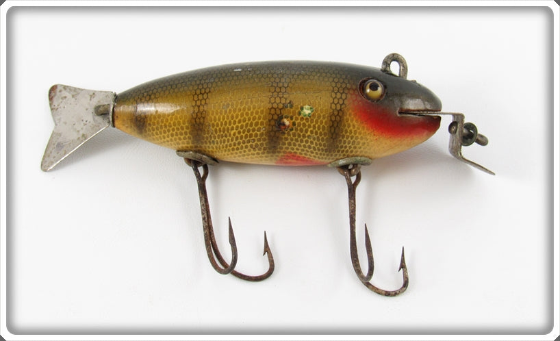 antique fishing lures creek chub Vintage Creek Chub Perch Early Deluxe Wagtail Chub Lure 801 For Sale