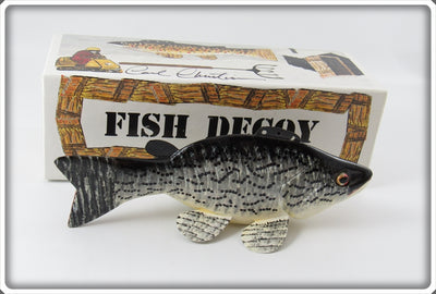 Carl Christiansen Crappie Decoy In Box 