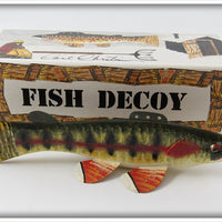 Carl Christiansen Cutthroat Decoy In Box