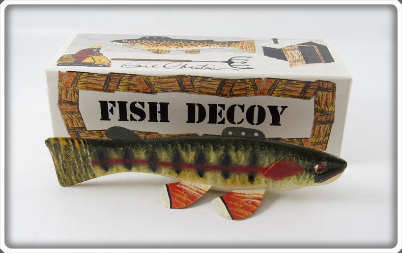 Carl Christiansen Cutthroat Decoy In Box