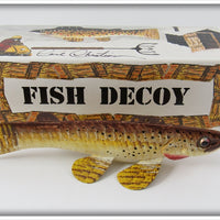 Carl Christiansen Golden Trout Decoy In Box 