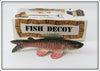 Carl Christiansen Grayling Decoy In Box