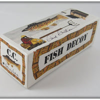 Carl Christiansen Grayling Decoy In Box