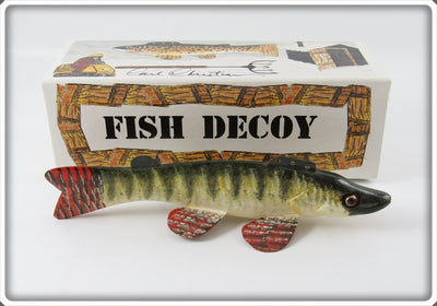 Carl Christiansen Tiger Musky Decoy In Box