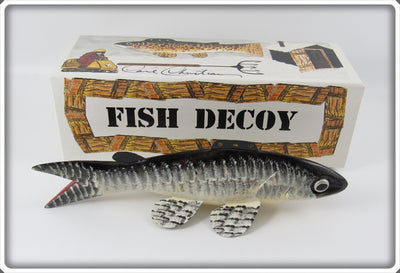 Carl Christiansen Whitefish Decoy In Box 