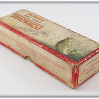 Heddon White With Red & Green Spots 0 Minnow In Box