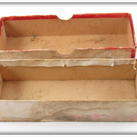 Heddon White With Red & Green Spots 0 Minnow In Box