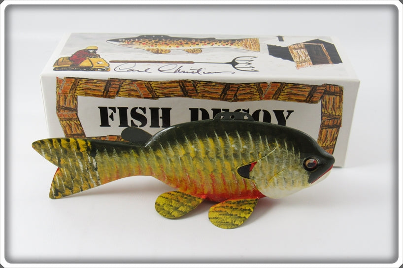 Carl Christiansen Bluegill Decoy In Box