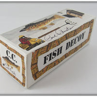Carl Christiansen Catfish Decoy In Box