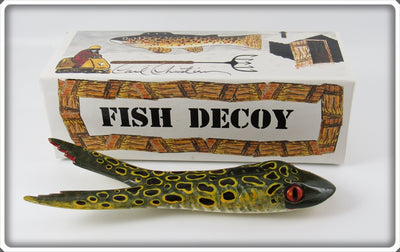 Carl Christiansen Frog Decoy In Box 
