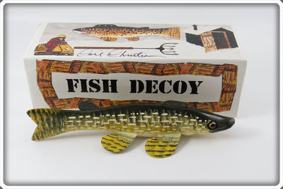 Carl Christiansen Pike Decoy In Box