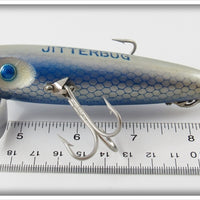 Arbogast Silver Scale On Blue Musky Jitterbug