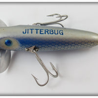 Arbogast Silver Scale On Blue Musky Jitterbug