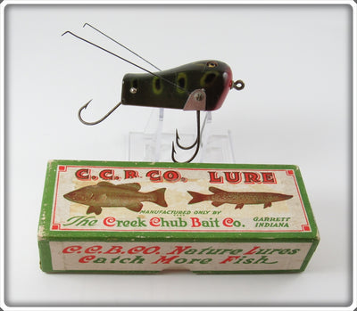 Vintage Creek Chub Frog Wee Dee Lure In Box 4819