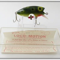 Vintage Poe's Frog Spot Loco-Motion In Box