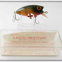 Vintage Poe's Perch Loco-Motion Lure In Box