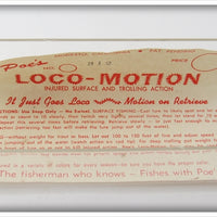 Poe's Perch Loco-Motion In Box 312