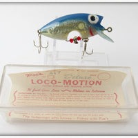 Poe's Anchovy Blue Silver Loco-Motion In Box 417