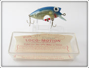 Poe's Anchovy Blue Silver Loco-Motion In Box 417