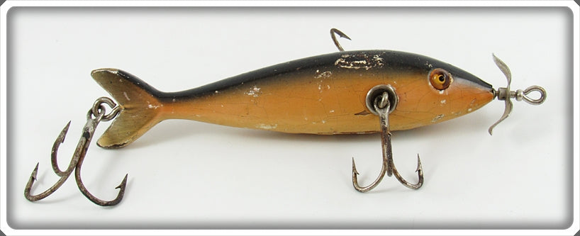 antique black figural fishing lure Vintage Rhoden's Johnny Rattler For Sale largely from the first half of the 20th century Blanchard's Fishing Tackle Auction Reels