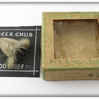 Vintage Creek Chub Gray Bug A Boo Fly Rod Lure In Box F-802 