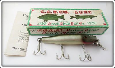 Vintage Creek Chub Silver Shiner Snook Pikie Lure In Box 5503 Special