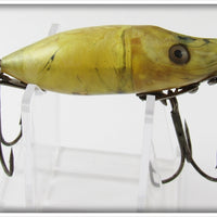 Heddon Yellow & Black Waterwave River Runt Spook Sinker