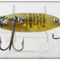 Heddon Yellow & Black Waterwave River Runt Spook Sinker