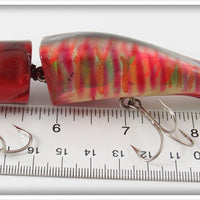 Bud Stewart Red Jointed Open Mouth Minnow