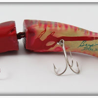 Bud Stewart Red Jointed Open Mouth Minnow