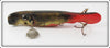 Vintage Bud Stewart Black Scale Side Sucker Lure