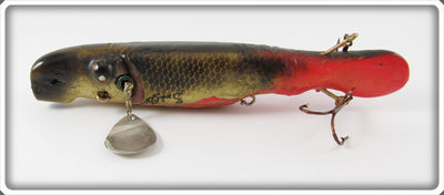 Vintage Bud Stewart Black Scale Side Sucker Lure