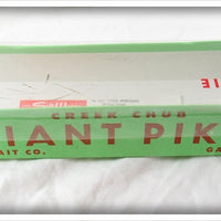 Creek Chub Mullet Giant Pikie In Correct Box 6007 Wood