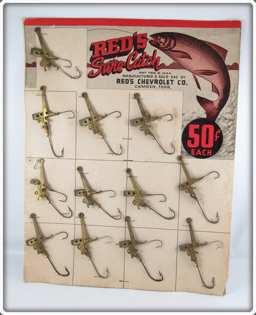 Red's Chevrolet Co Red's Sure Catch Hooks Dealer Display