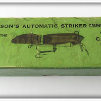 C. A. Johnson's Gold Flash Musky Automatic Striker Minnow In Box