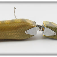 C. A. Johnson's Gold Flash Musky Automatic Striker Minnow In Box