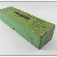 C. A. Johnson's Gold Flash Musky Automatic Striker Minnow In Box