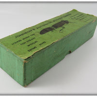 C. A. Johnson's Gold Flash Musky Automatic Striker Minnow In Box