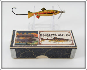 Macatawa Bait Co Brook Trout Minnow Lure In Box 