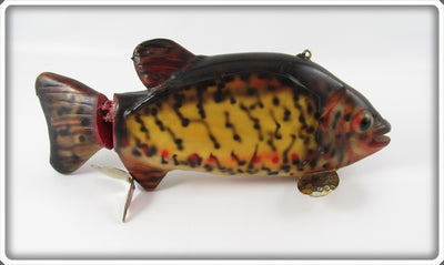Vintage Bud Stewart Crappie Decoy 