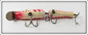 Eger Bait Mfg Co Red & White Jointed Mammoth