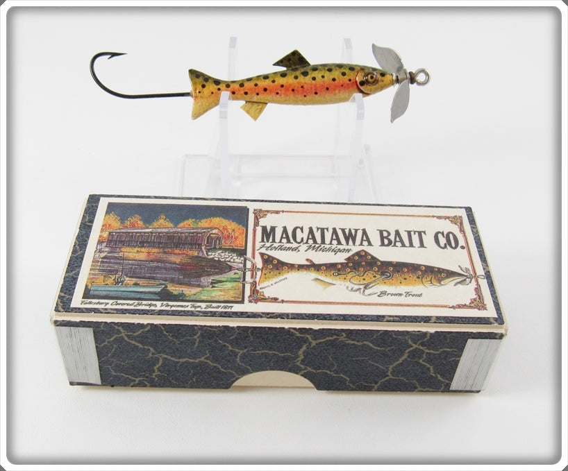 Macatawa Bait Co Rainbow Trout Minnow Lure In Box 