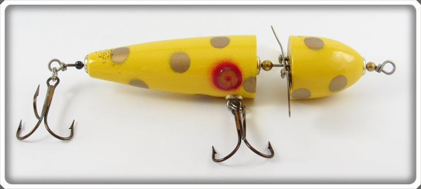 Charlie Wepfer Yellow Gold Spots Thuja Rotary Head Lure
