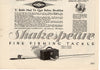 1924 Shakespeare Fine Fishing Tackle Ad