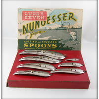 Nungesser Troller Bait Co Lucky Seven Casting & Trolling Spoons Set