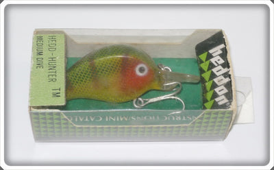 Vintage Heddon Perch Hedd Hunter Lure In Correct Box 