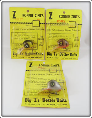 Big Z's Better Baits Ronnie Zint's Porky Ubangi Lure Lot