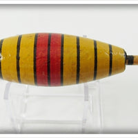 Ideal Yellow, Red & Black Bobber Float