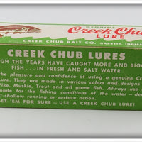 Creek Chub Yellow Flash Injured Minnow In Box