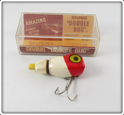 Vintage Storm Aquasport Red Head Doodle Bug Lure In Box 